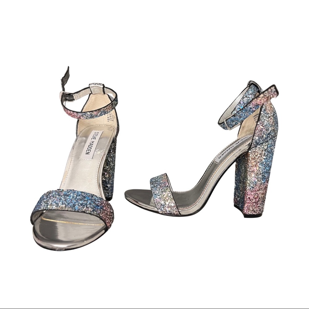 Steve Madden sparkle heeled sandals!
